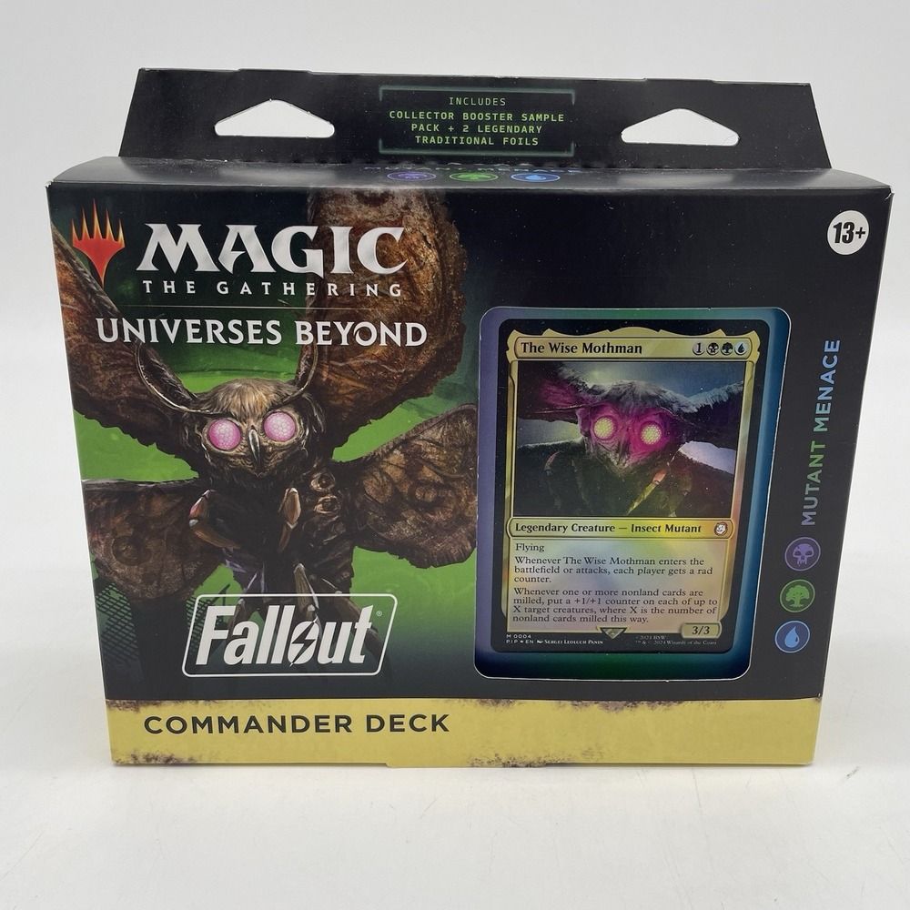 MTG Universes Beyond Fallout Mutant Menace Commander Deck Sealed Mothman